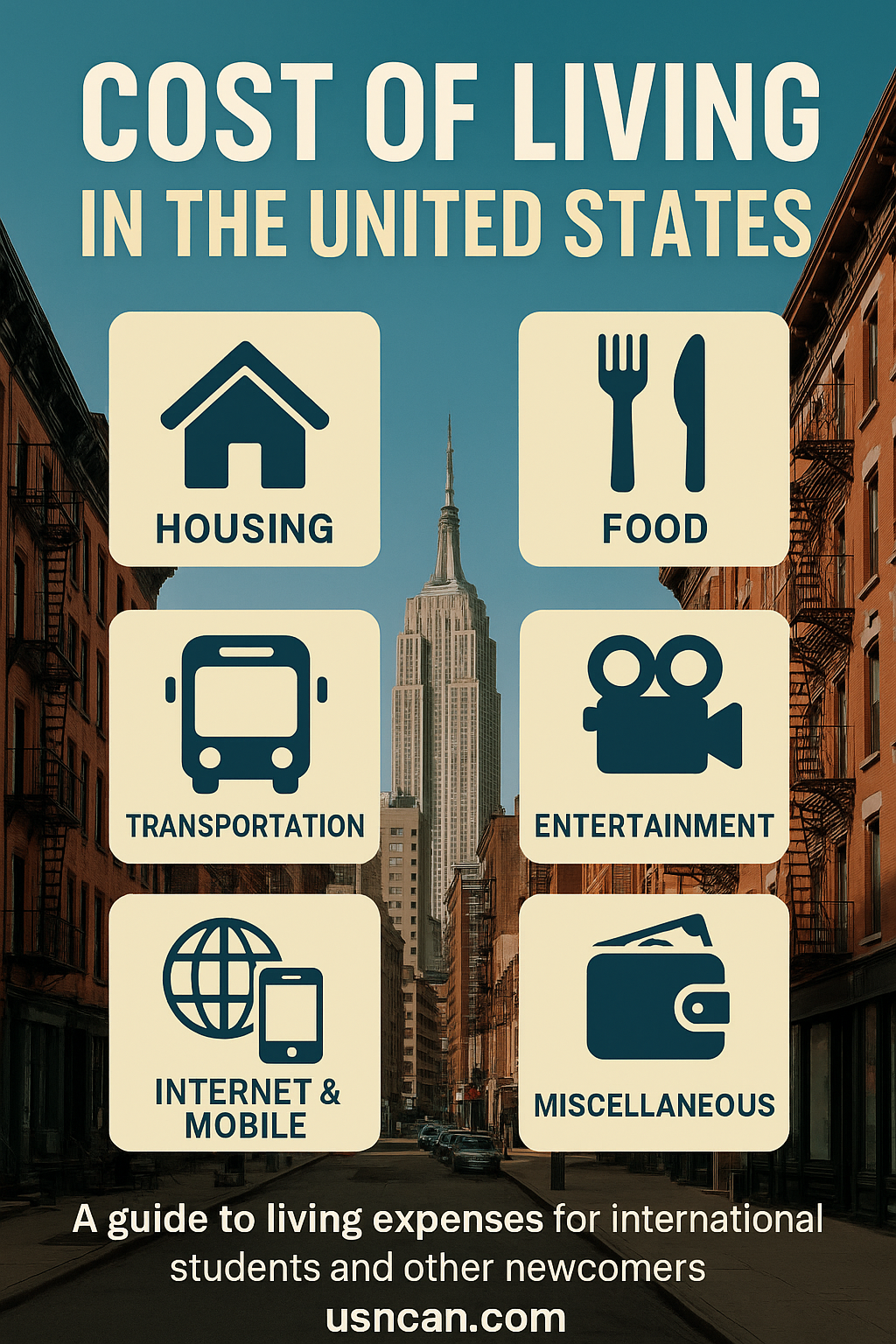 Living Expenses Breakdown Across the United States
